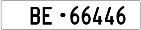 Truck License Plate